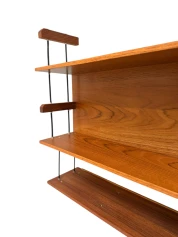 Mid-Century Modern Wall Mounted Shelf by Walter Wirtz for Wilhelm Renz, 1960s